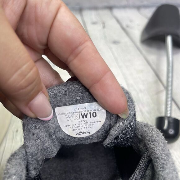 Allbirds Sneakers Men's Size 10 Tree Dashers Dark Grey Wool Runner Casual Shoes - Picture 3 of 14